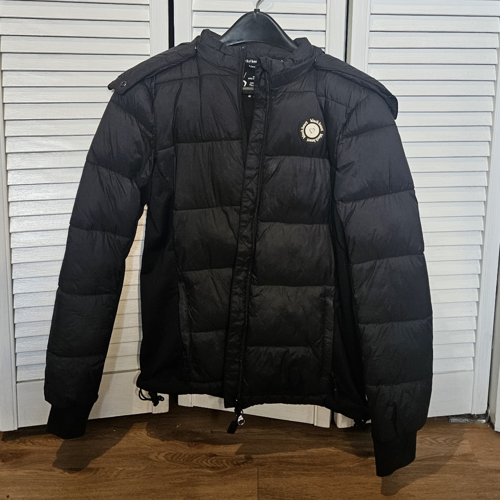 Blackheart Women's Dark Puffer Jacket Small